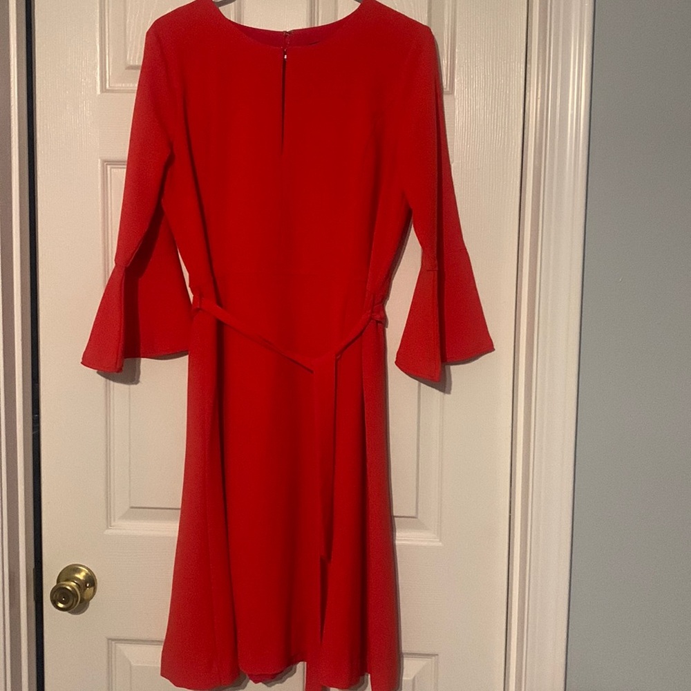 Red Ann Taylor dress